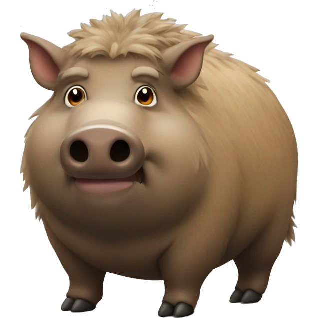 Fat boar emoji