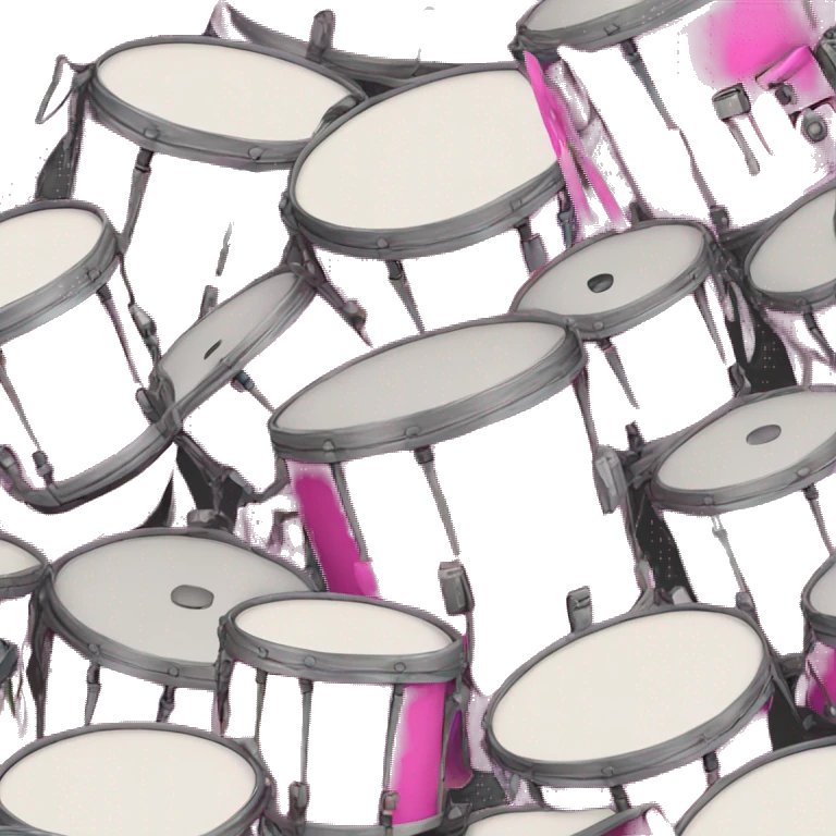 pink drums  emoji