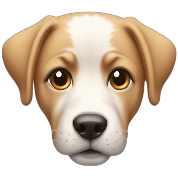 Chien content emoji