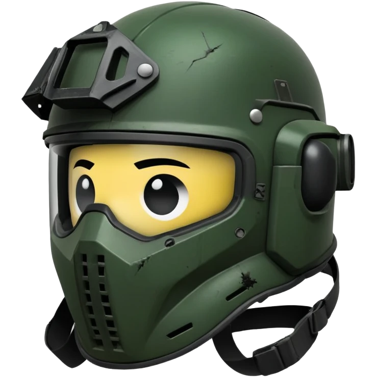 helmet inspired by Killa from Escape from Tarkov emoji