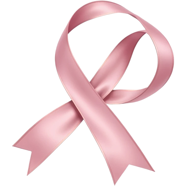 Make a light pink ribbon emoji