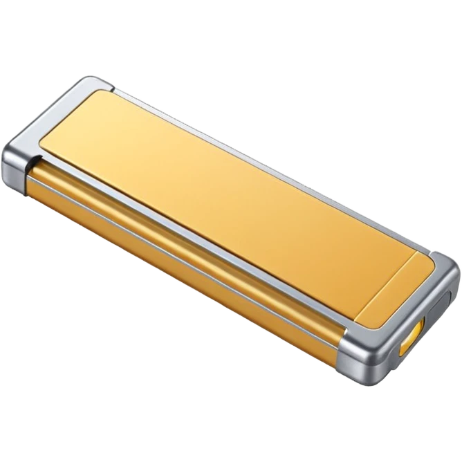 single metal razor blade cartridge with sleek rectangular frame, visible parallel blades, metallic or gray plastic casing, clean edges, compact form, no handle, no shaving cream, no extras, apple emoji style, soft lighting, subtle shadows, transparent background, emoji scale emoji