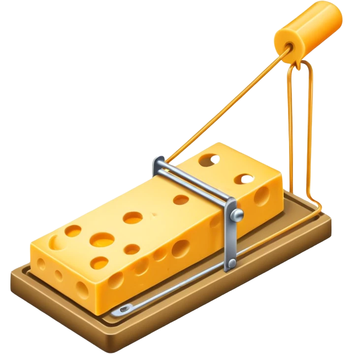 Mouse trap emoji