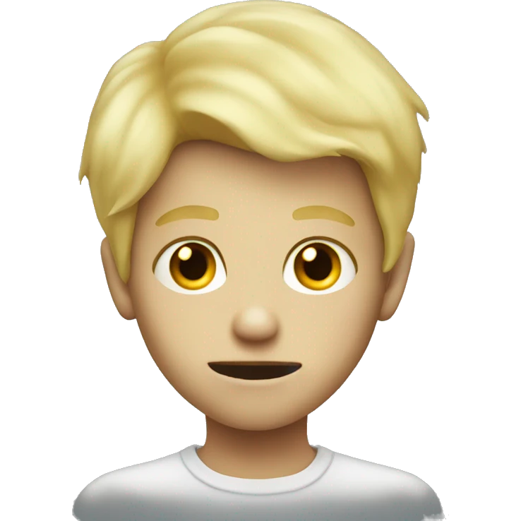 blond boy halloween spooky horror emoji