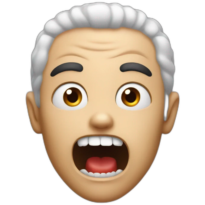 Vampie shocked emoji