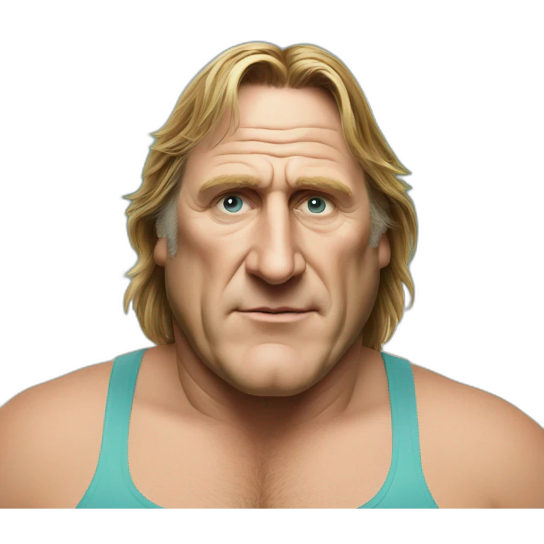 Depardieu surf emoji