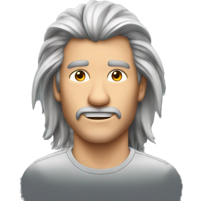 mullet,freerunnng,schnurbart emoji