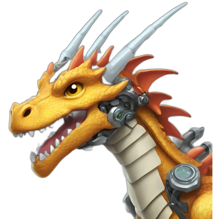 cyborg dragon emoji
