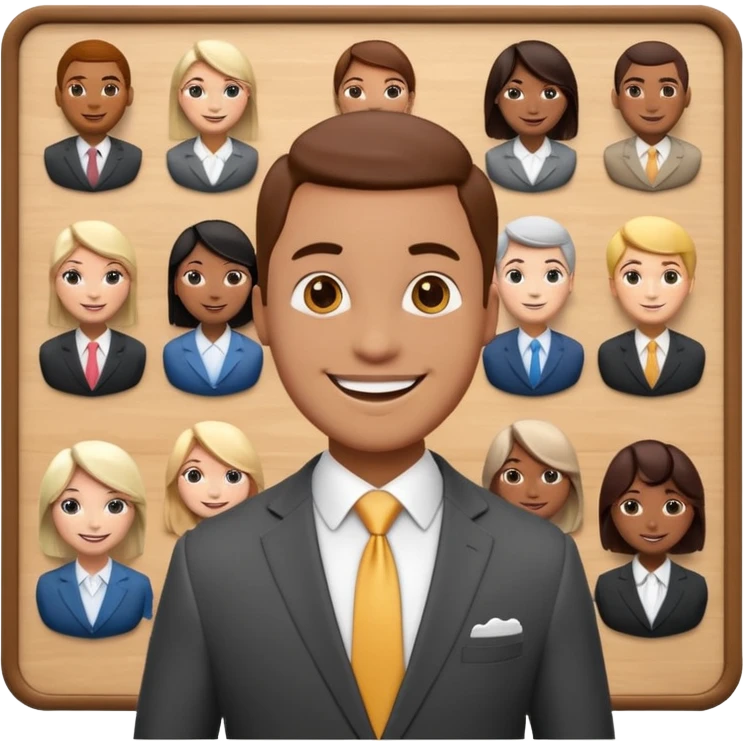 HOA Board 3d render emoji