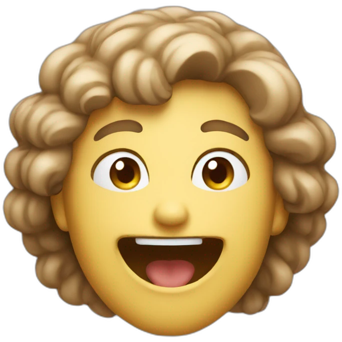 questioning satisfied joyful emoji