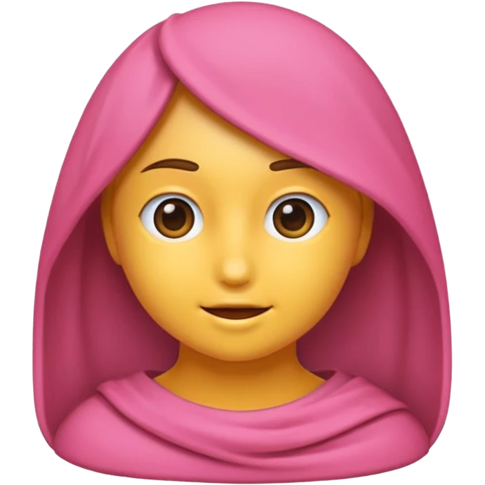 Розовый emoji