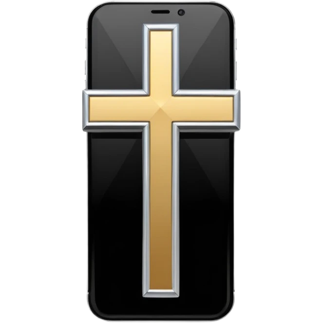 Un movil pero con una cruz por encima emoji