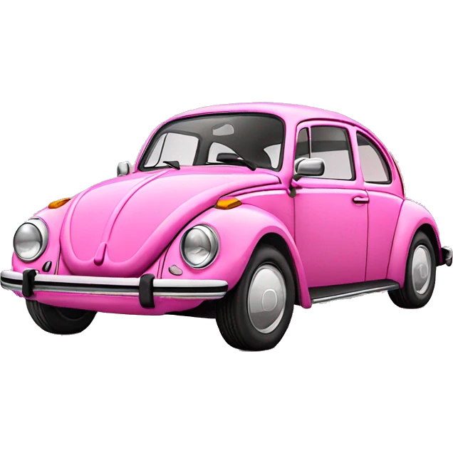volkswagen bug pink cute profile emoji
