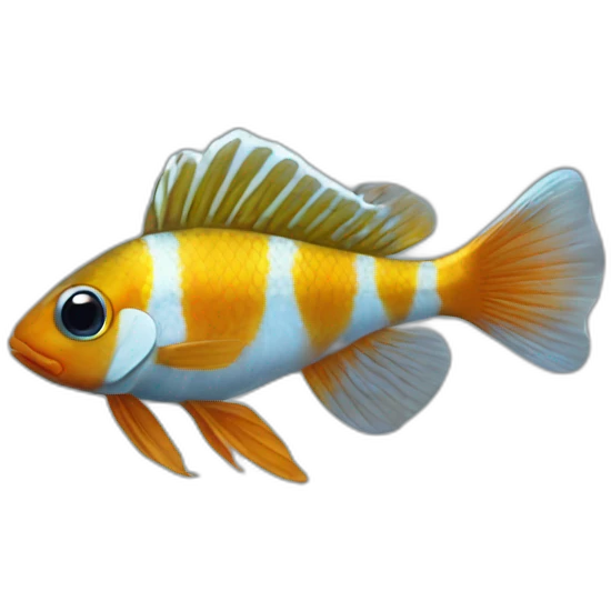  Peixes Ocellaris piscando o olho  emoji