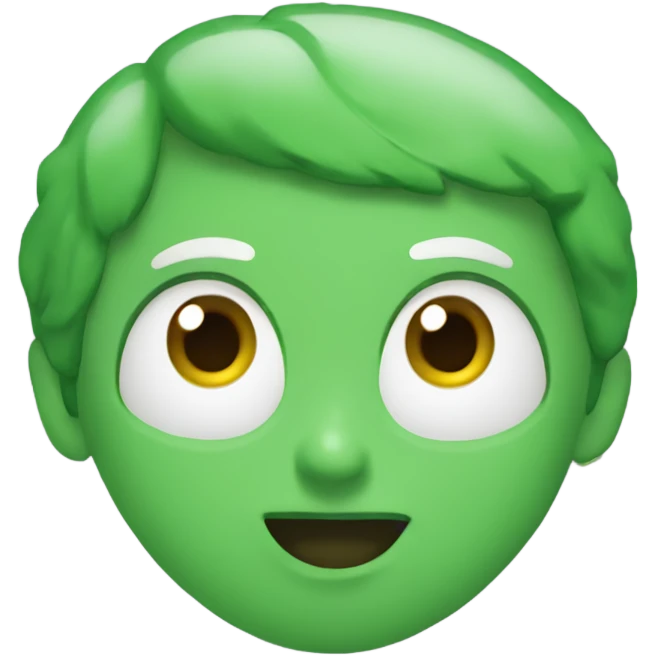 corazón verde agua  emoji