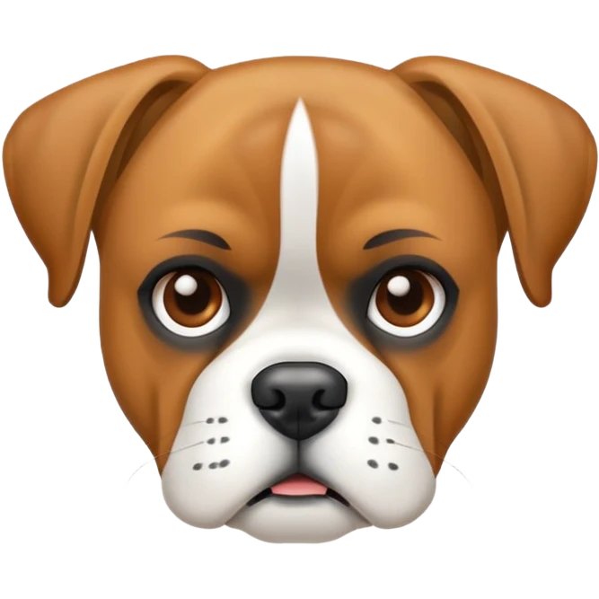 Boxer dog emoji