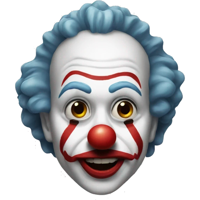 Clown from the movie Scary emoji