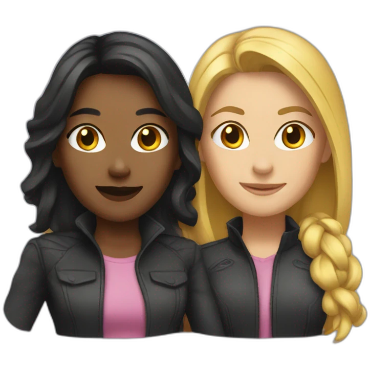 female dynamic duo emoji