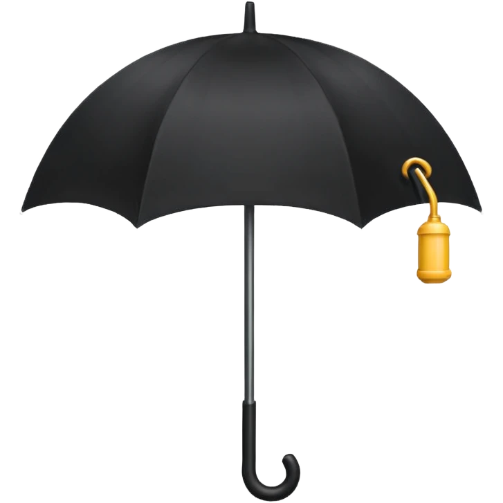 black umbrella emoji