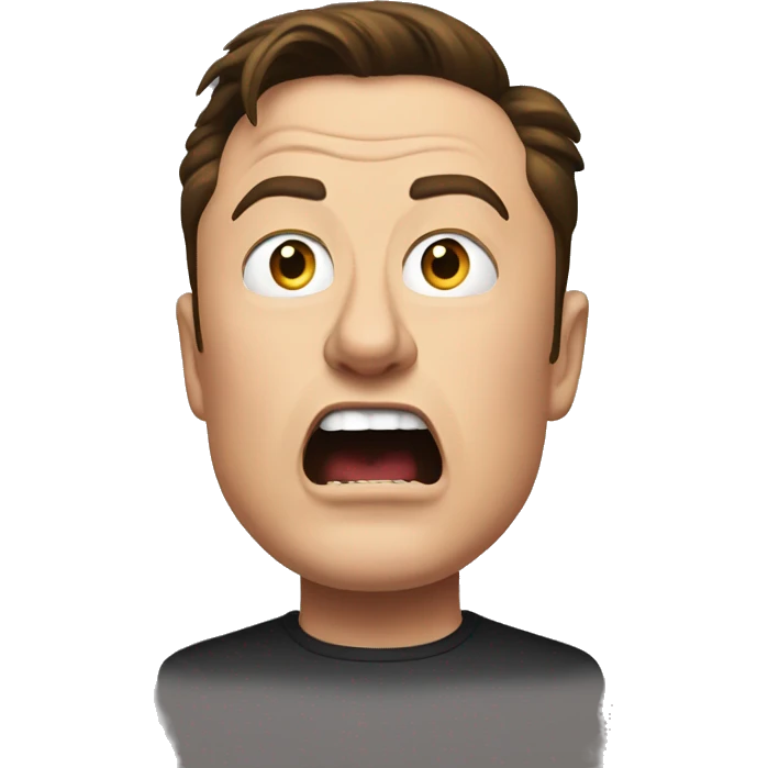 elon musk angry emoji