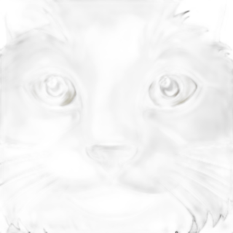 dark brown cat with yellow eyes emoji