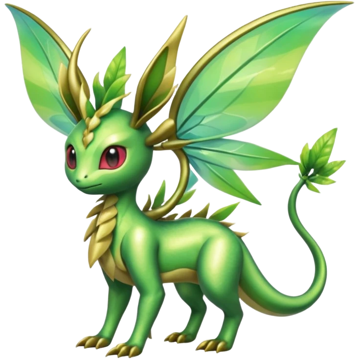 Shiny Exotic Flygon-Leafeon-Celebi-Scyther-Hybrid-Creature emoji