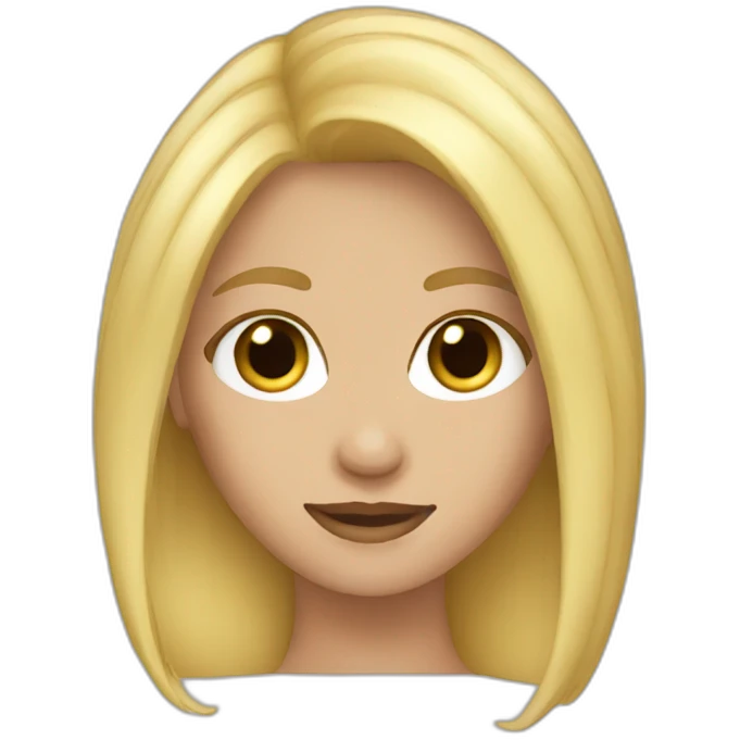 blonde haiir  emoji