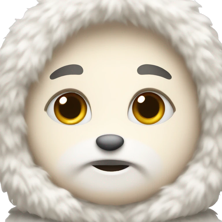 white fluffy porridge emoji