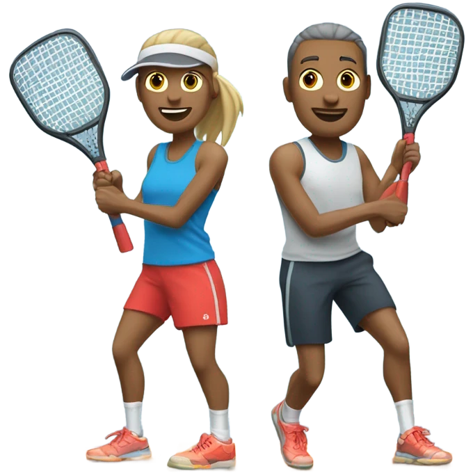 Pickleball game emoji