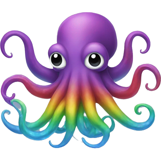 Rainbow kraken  emoji