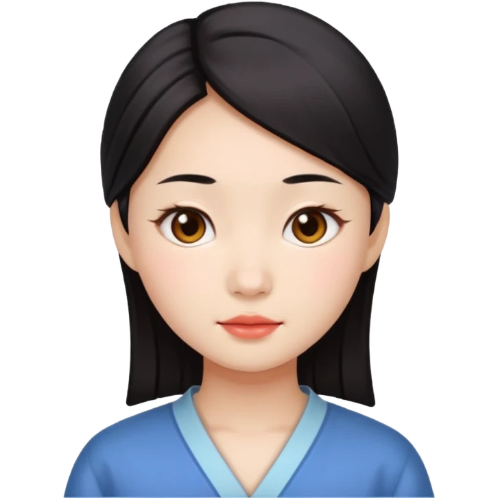 Chinese girl emoji
