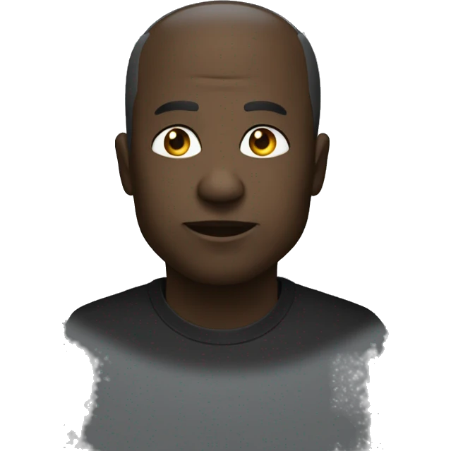 Un noir qui respire mal  emoji