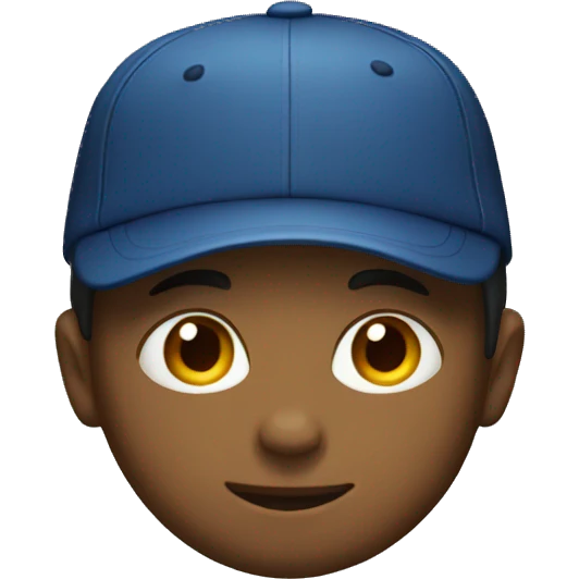Boy with cap  emoji