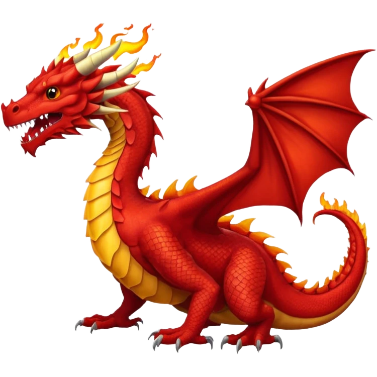 Red dragon emoji