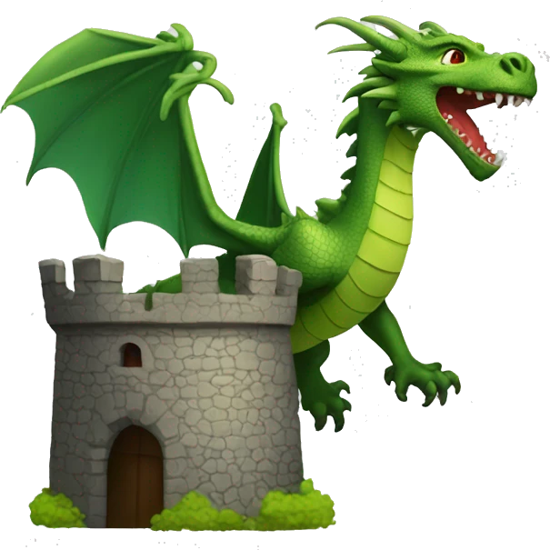 Donjon and dragon emoji
