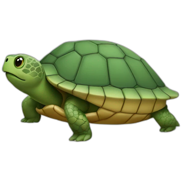Tortue qui fume emoji