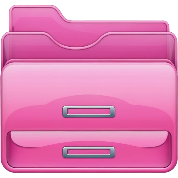 pink app drawer folder emoji