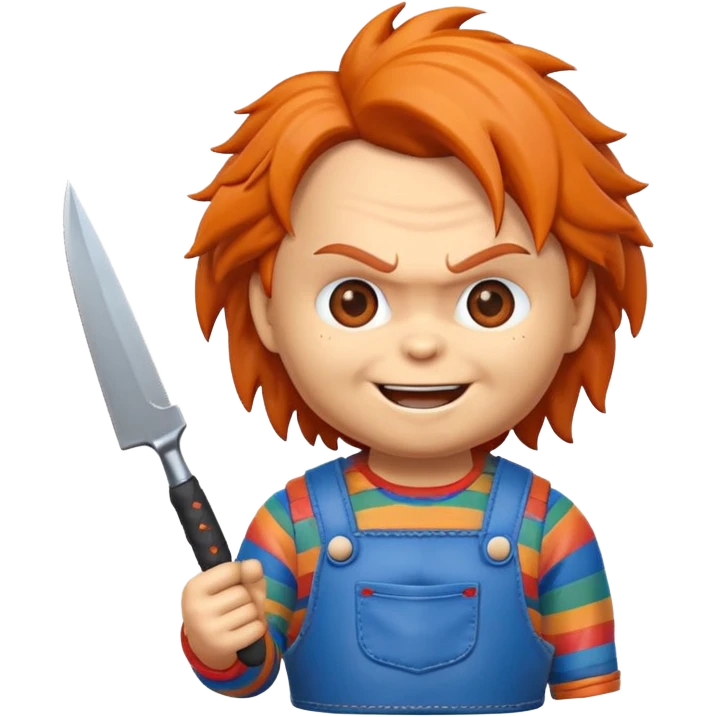 Un emojin de chuky emoji