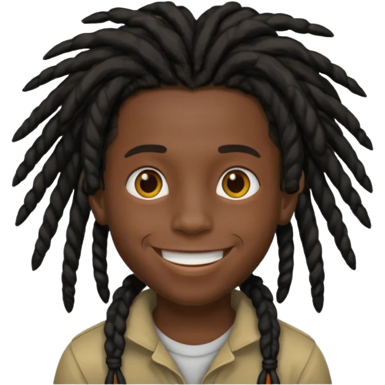 karate boy, black skin, dreadlocks emoji