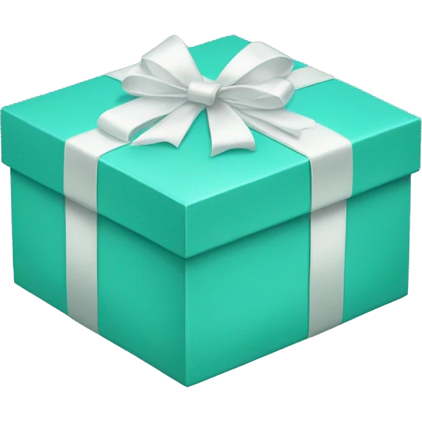 Tiffany gift box  emoji