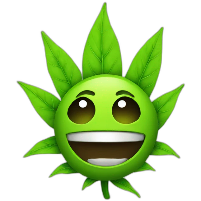 weed halloween emoji