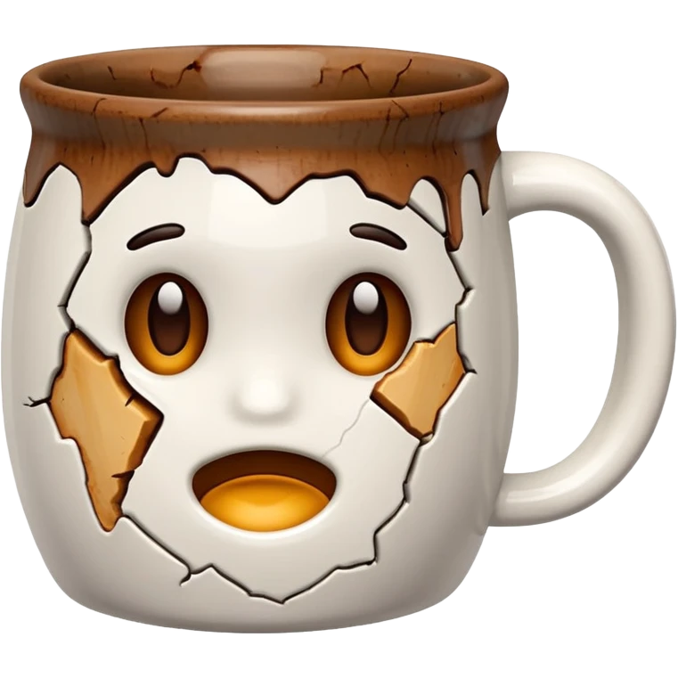 cracked mug emoji