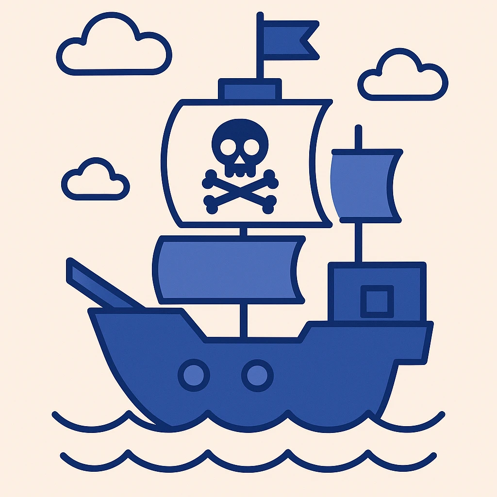 pirate ship emoji