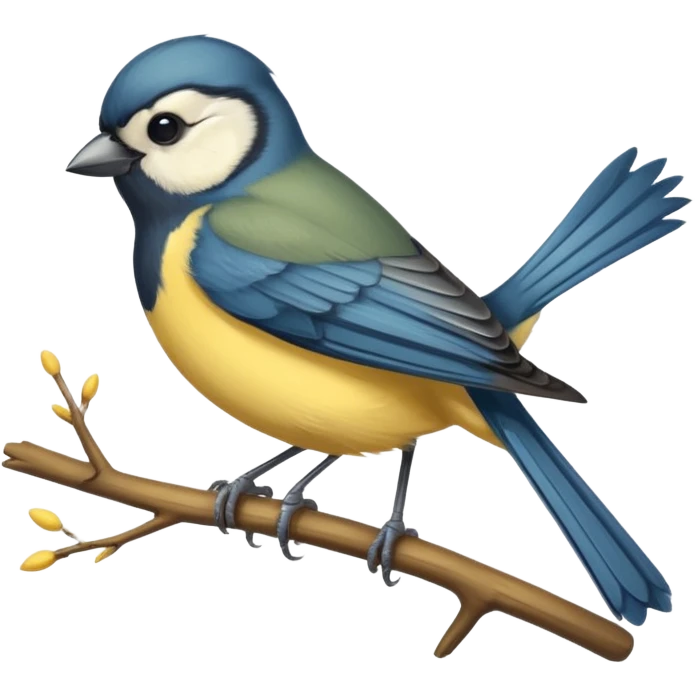 Tomtit bird    emoji