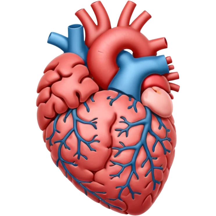 Brain and heart emoji