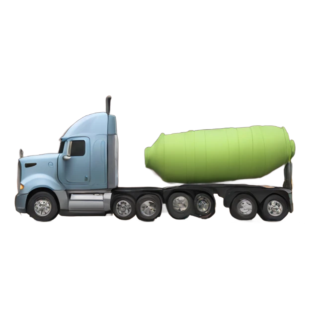 Big rig and mountains  emoji