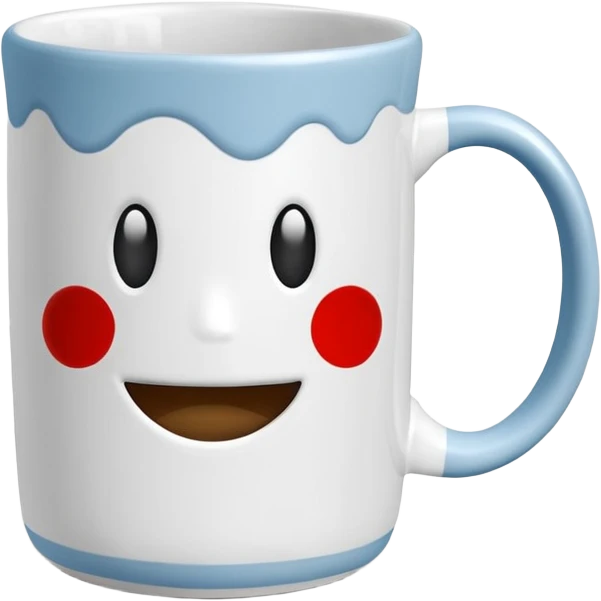 	A coffee mug with “tatty.reads” written in steam  emoji
