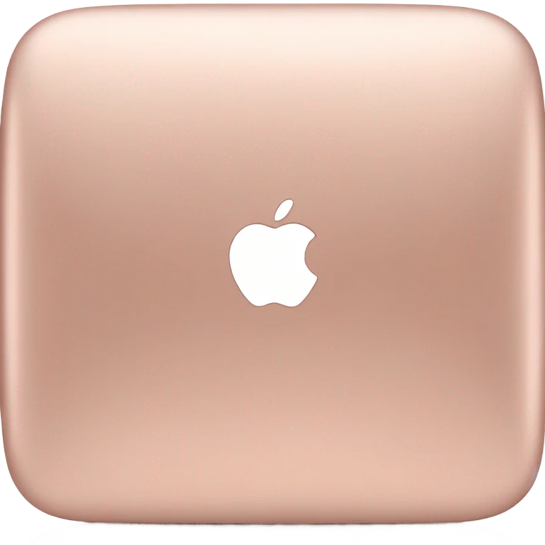 Rose Gold macbook emoji