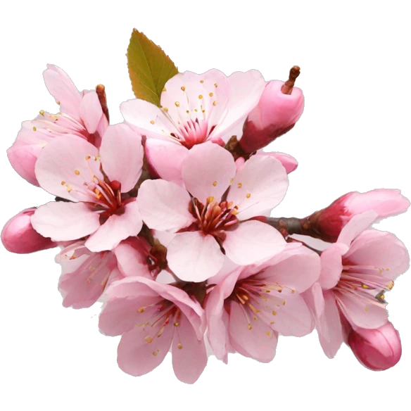 cherry blossom emoji