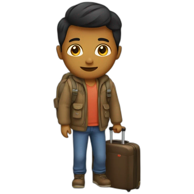 Me travelling emoji